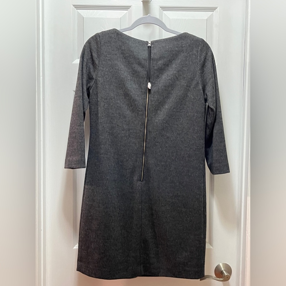 NEW Uniqlo Gray Houndstooth Ponte Dress - Picture 3 of 5